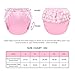 Littleforbig Washable Reusable Waterproof Ruffled Lace Bow Pretty in Pink Satin Over Adult Diaper Cover L
