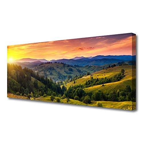 Déco Murale Moderne Nature Meadow Mountain Forest pour Évader Votre Esprit - 2