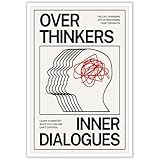 Abstrac Over Over thinkers Trippy Posters Inner Dialogues Canvas Wall Art The Life Changing Art Of Mastering Your Thoughts Prints Painting For Home Bedroom Dorm Wall Decor 12x16in Unframed