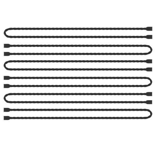 Original Reusable Silicone Twist Ties - 24in Black, Wire Wraps for Cords, Electronic & Fishing Rod Ties