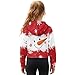 QUJUFOZY Ugly Christmas Sweatshirt Kids Girls' Fashion Hoodies & Sweatshirts Funny Xmas Snowman Costume Toddler Girl Christmas Sweater Outfit Cute Graphic Hoodies for Little Girls 7-8