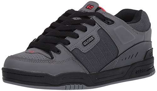 Image of Globe Men's Fusion Skate Shoe, Charcoal /Black /Lava, 9.5 Medium US