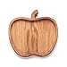 Produktbild Edeldings Antibakterieller Massivholz Kinderteller APFEL aus Europa | Holzteller 20 x 20 cm | Originelles Geburtstagsgeschenk aus Holz | Kindergeschirr, Fütterteller, Holzschale, Servierschale