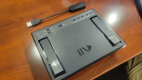 V-pedal Vpedal Wireless Transcription Foot Pedal, 3 Function, Black