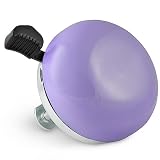 MARQUE Beach Cruiser - Timbre de bicicleta clásico para adultos y niños con sonido de anillo tradicional (morado)