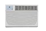 KEYSTONE 12,000/11,600 Capability 12,000 230V Window Wall Air Conditioner | 11,000 BTU Supplemental Heating | Sleep Mode | 24H Timer | Auto-Restart | AC for Rooms up to 550 Sq. Ft | KSTHW12A, White