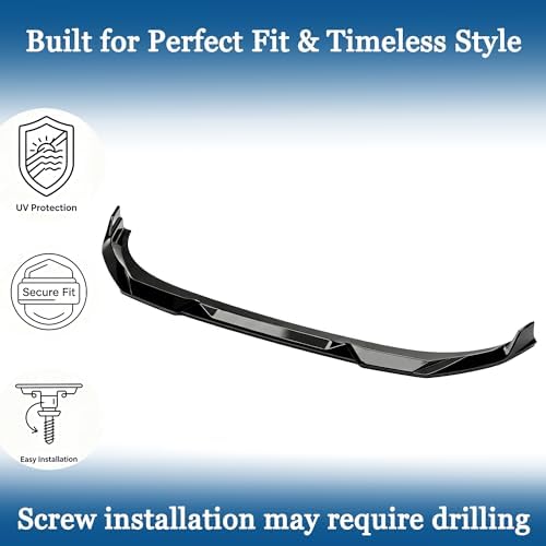 STSEV01 Front Bumper Lip Splitter Spoiler for KIA K4 2025 2026 Accessories - 5