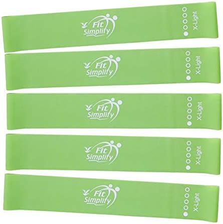 Fit Simplify Exercise Resistance Loop Bands, Set of 5