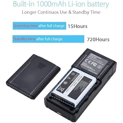 Eyoyo Mini 1D Wireless Barcode Scanner Bluetooth، 3 -in- 1 Bluetooth & amp؛ 2.4G Wireless & amp؛ Wired Connection، Portable Inventory Bar Code Reader متوافق مع iPhone أو Android أو Windows أو Mac Tablets أو أجهزة الكمبيوتر
