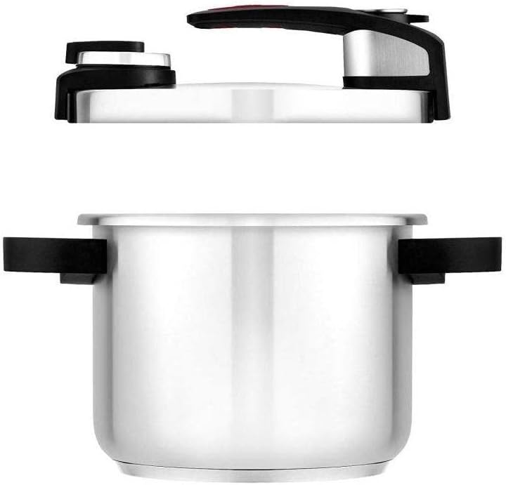 BRA Tekna Pressure Cooker with lid separated