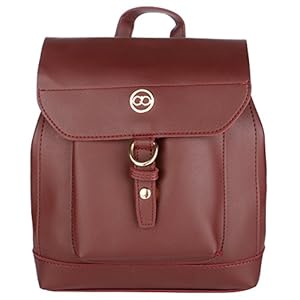 Gio Collection Women’s Backpack Red