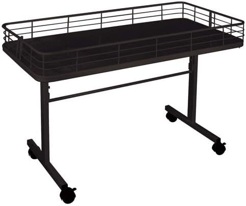 Mobile Merchandising Table in Black 4 Feet