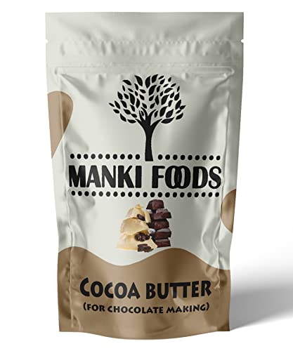 Image of Maanki Pure Cocoa Butter /Coco Butter for chocolate Making,250g