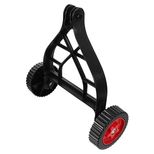 Roue de support pour débroussailleuse pour soulager le dos au jardin
