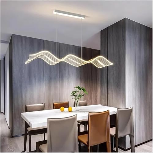 Lámpara colgante de comedor con sistema de iluminación interior