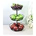 FOLA frutera Canasta Basket di Frutta a 3 Livelli Basket da frutto Moderno Cesto di Frutta per Cucchiaio da Cucina da Cucina Porta cestello per Regalo a Domicilio Festa Cucina Cesto di Frutta