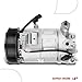 A-Premium Air Conditioner AC Compressor with Clutch Compatible with Nissan Maxima 3.5L 2016-2023, Murano 3.5L 2015-2022