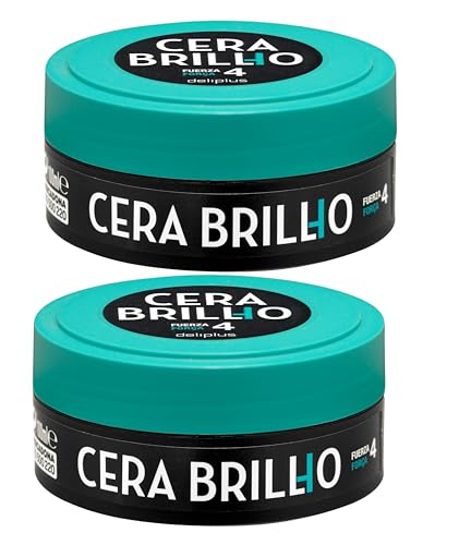 [PACK 2 UNIDADES] Cera cabello Brillo Profix Deliplus fijación 4 | ESPECIAL cabellos finos o con poco volumen | 2 Botes de 100 ml