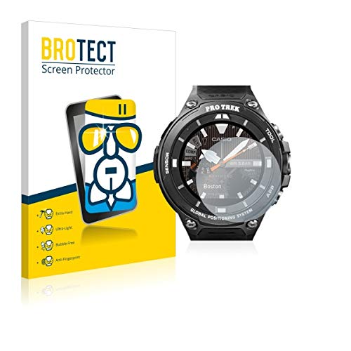 brotect AirGlass Glass Screen Protector for Casio Pro Trek Smart WSD-F20A, Extra-Hard, Ultra-Light, Screen Guard
