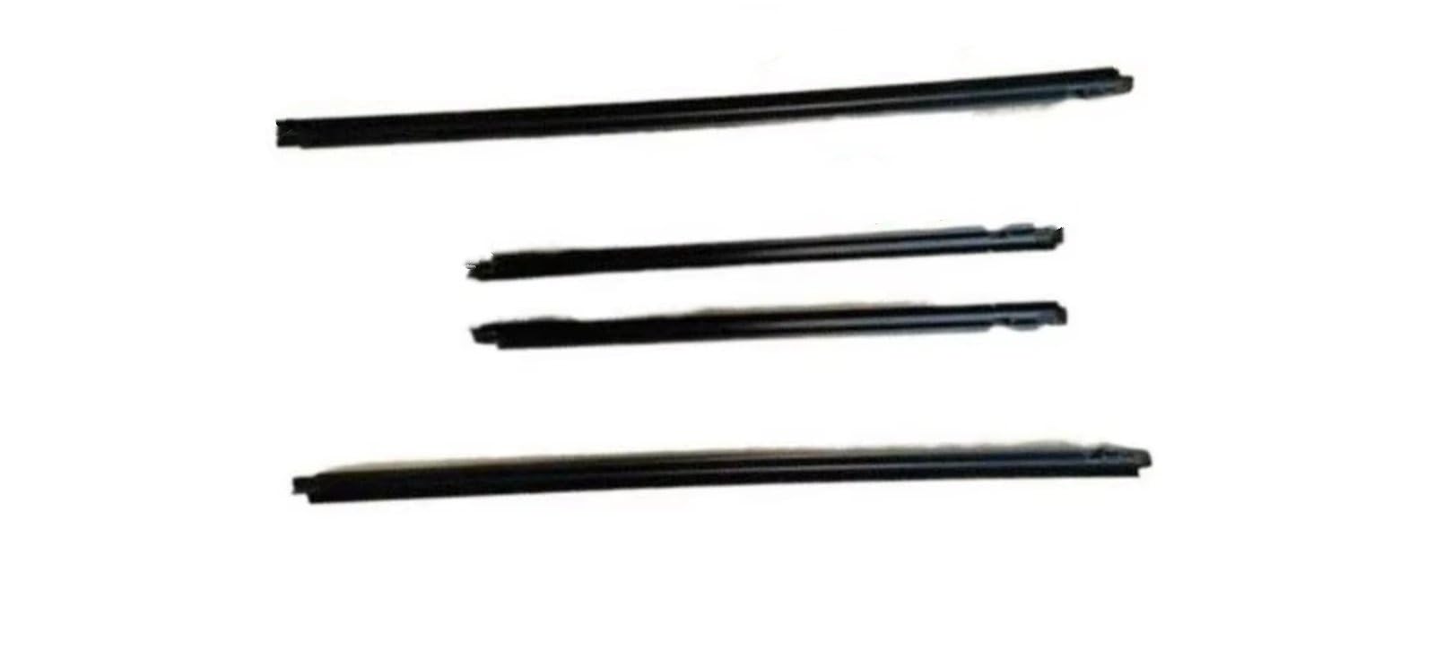 for Toyota for Vios 1999-2004 1st Gen Moulding Door Belt Line for Yaris 6818052010 1 Full Set Outside Window Glass Rubber Outer Window Weatherstrip(Sedan)