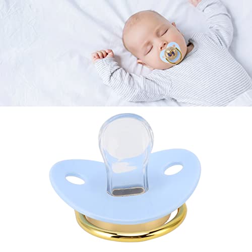 Image of Baby Pacifier, Baby Pacifier for 6 to 18 Months Baby Soft Touch Silicone Bling Baby Pacifier Anti Static Newborn Pacifiers for Home (Blue) Pacifiers