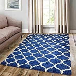 Shopgallery Furnishing Polyester Soft Indoor Modern Shaggy Area Rug Carpet for Dining Room, Home Bedroom ( 25Multi , 5 X 7 Feet )