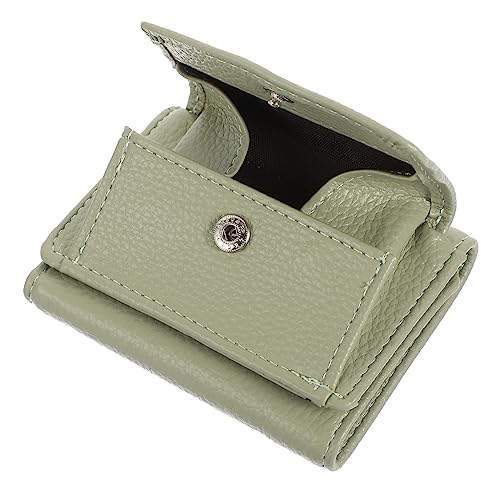 Homoyoyo Pu Leather Wallet for Women Rfid-blocking Coin Purse Multiple Card Slots Compact Fashion Organizer for Travel Shopping and Daily Use Green - Main Image