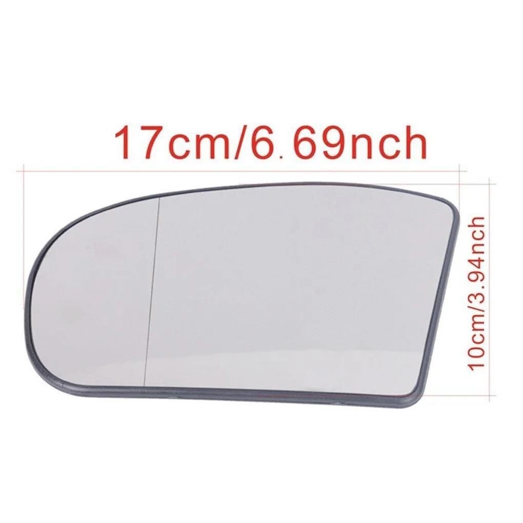 Cristal espejo lateral Espejo Lateral Calefactable Para Benz W203 W211 (2038100121 2038101021) - Cristal de Lente