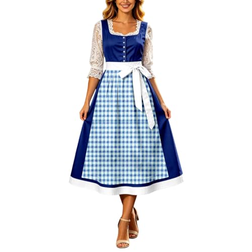 Delantal tiroleso ideal para fiestas de Oktoberfest y carnaval tradicional