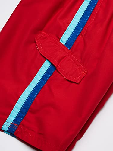 Image of Kanu Surf Boys' Toddler Troy Stripe Swim Trunks