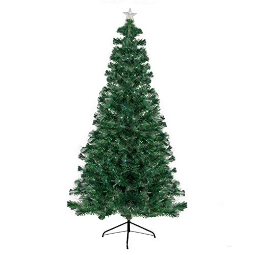 Kunstmatige kerstboom met LED-verlichting - Luxe kerstboom Noble Fir Christmas Tree Stand 210cm - Afbeelding 3