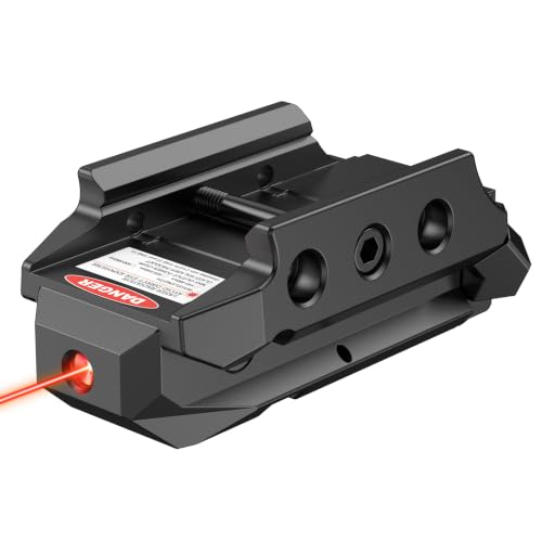CVLIFE Rechargeable Picatinny Red Laser Sight for Pistol