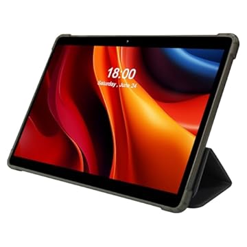 PRITOM Touch 10 Tablet Android 13 de 10 Polegadas, 64 GB, Expansão de 512 GB, Quad-Core, Tela IPS HD 1280 x 800, Câmera Dupla, Wi-Fi, Bluetooth, Preto