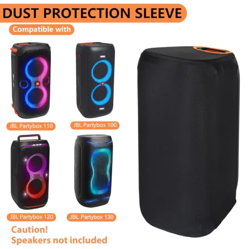 Image of OUUTMEE Dust Cover for JBL PartyBox 110 /100 /120 /130 | Portable Party Speaker Stretch Dust Case Sleeve for Home or Outdoor