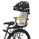Faticenic Kleinkind-Fahrradsitz, sicherer und bequemer Kinder-Fahrradsitz hinten mit...