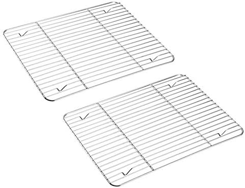Amazon.com: E-far Small Baking Rack Set of 2, Stainless Steel Metal ...