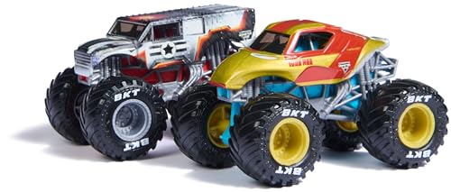 PACK DE 2 VÉHICULES MARVEL DIE CAST 1:64 Monster Jam assort - vue 8