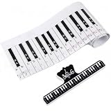 BENBO 88 Key Keyboard Piano Finger Simulation Practice Guide Teaching Aid Note Chart with 1 Music Book Clip, Portable Waterproof Electronic Piano Exercise Cardboard for Beginner Student