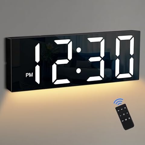 Sukeen Night Light Digital Wall Clock Cover