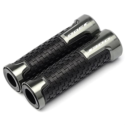 For Kawasaki J300 2014 2015 2016 2017 J300 7/8 Motocicletas de Pulgadas asa Manillar Agarre a Mano Agarre Manillar (Color : Titanium) Cover