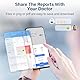 CheckMe Armfit Plus Blutdruckmessgerät Oberarm Bluetooth mit EKG,Analyse des EKG-Berichts,30S Messung von Blutdruck,EKG,Herzfrequenz,Multi User Management,Blutdruck Messgerät mit App für Android/iOS
