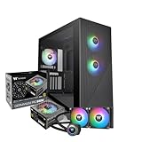 Thermaltake Bundle Divider 370 TG ARGB | Black + Thermaltake TH280 V2 ARGB Wasserkühlung + Germanium Pro 850W Power Supply | RGB | ATX 3.1 | Gen 5.1 12V-2x6 | 80Plus Gold | Modular