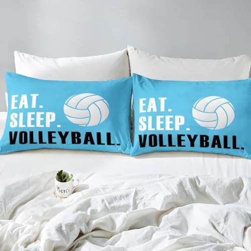 Image of Feelyou Volleyball Bedding Set Toddler Size 3Pcs for Boys Girls Women Men