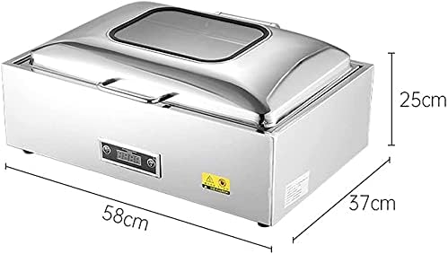 Olla eléctrica de acero inoxidable con pantalla digital y ajuste de temperatura miniatura 3