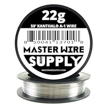 Kanthal A1-50 - 22 Gauge Wire - 50ft - 0.65mm - 0.025in - Master Wire Supply