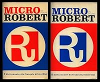 Micro Robert Dictionnaire Du Francais Primordial (Volume 2: M - Z) 2850360155 Book Cover
