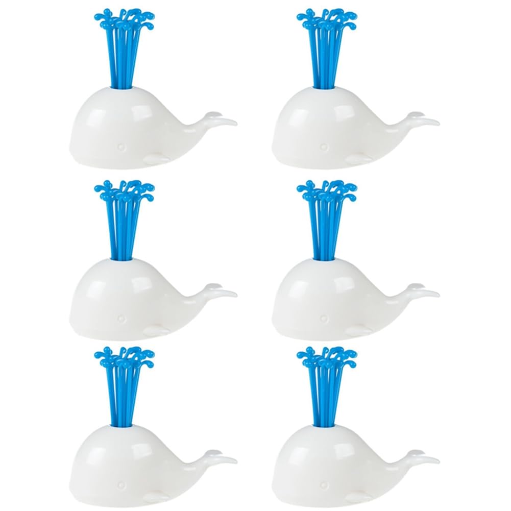 CTRLZS Cute Whale Fruit Fork Animal Whale Fruit Pick Kitchen Supplies Fruit Stick Cute Fruit Pick