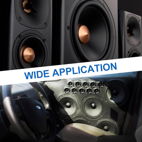 MECCANIXITY 4 Pcs Passive Radiator 2 Inch Woofer Vibrating Membrane, Rubber Vibration Diaphragm Plate Subwoofer for Bass Speaker Replacement, DIY(with 16pcs Screw) by MECCANIXITY - Image 5