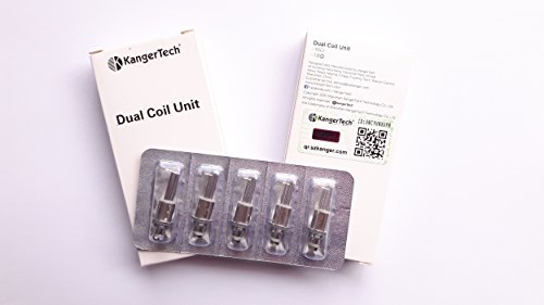 Kanger Nouvelle version améliorée tête de bobine double 5 x 1.8ohm Protank 3 / Mini Protank 3 / Aerotank / Evod2 / Emow