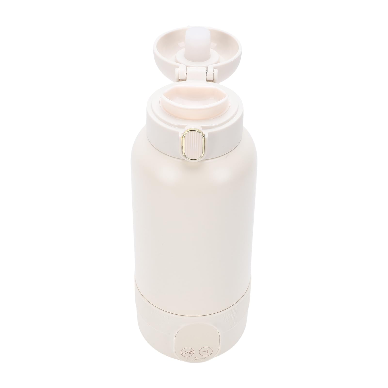 Calentador de Leche Recargable, Calentador de Biberones de Acero Inoxidable de Calentamiento Rápido de 500 Ml